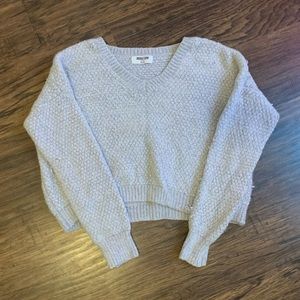 double zero knit crop sweater